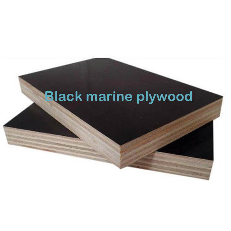Black marine plywood