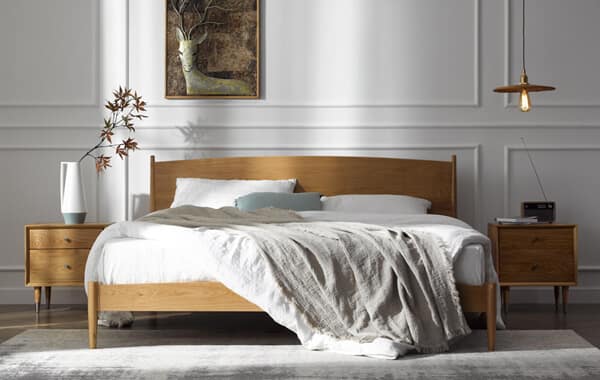 White Oak bed set
