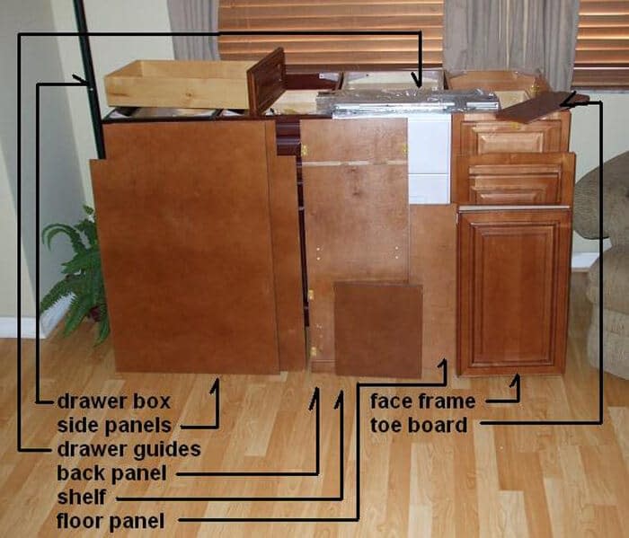 RTA kitchen cabinets